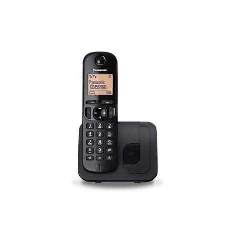 Panasonic | Cordless | KX-TGC210FXB | Built-in display | Caller ID | Black | Phonebook capacity 50 entries | Speakerphone